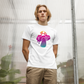 Vivid Vibez Iconic Large Logo Unisex 100% Organic Cotton Tee